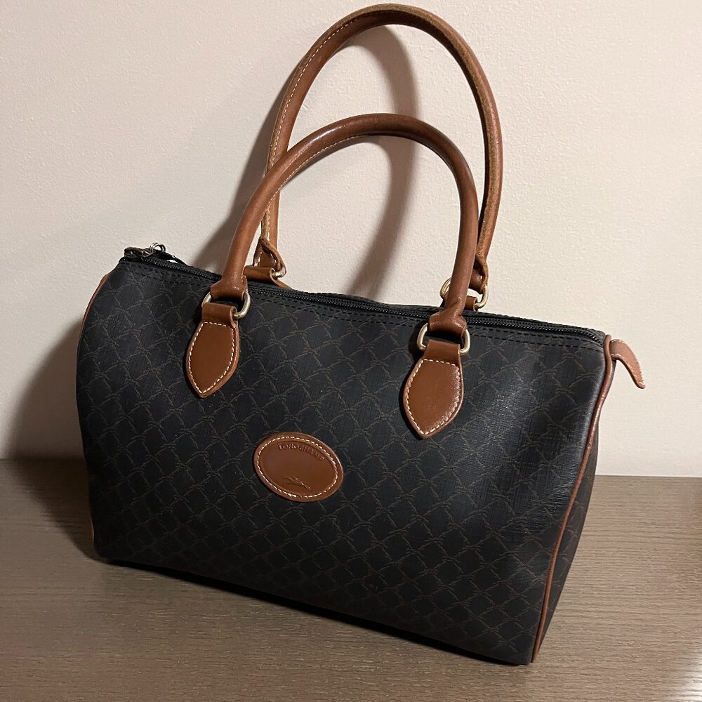 LONGCHAMP Logo all over Pattern Bag